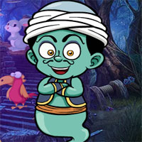 Free online html5 games - G4K Little Genie Escape  game 
