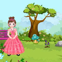 Free online html5 games - Princess Pinky Escape From Garden game 