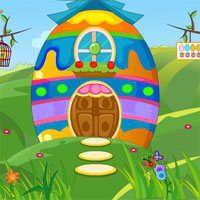 Free online html5 games - Egg House Bunny Escape game 