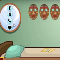 Free online html5 games - G2L Mask House Escape game 