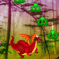 Free online html5 games - Games2rule Red Dragon Forest Escape game 