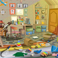 Free online html5 games - Escape From The Cute Kids Room game 