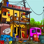 Free online html5 games - Escape From Scrap Yard-YoopyGames game 