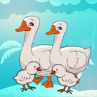 Free online html5 games - FG Goose Family Escape game 