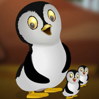 Free online html5 games - G2J Penguin Cubs Escape from Home game 