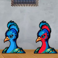 Free online html5 games - 8B Find Peacock Blue game 