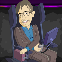 Free online html5 games - Games4Escape Stephen Hawking House Escape game - WowEscape 