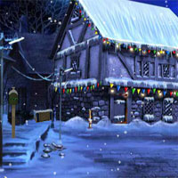 Free online html5 games - Ena The Frozen Sleigh-Steen Street Escape game 