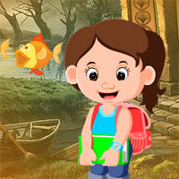 Free online html5 games - G4K Pretty School Girl Escape game 