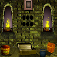 Free online html5 games - Dark Fort Escape game 