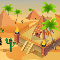 Free online html5 games - Desert Treasure Escape From Woodbox game - WowEscape 