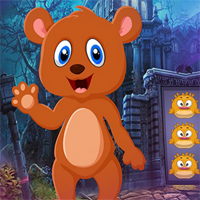 Free online html5 games - Games4King Cartoon Brown Bear Escape game 