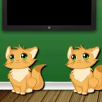Free online html5 games - 8b The Cat Mitten Escape game 
