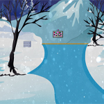 Free online html5 games - Snow Island Penguin Escape  game 