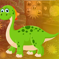 Free online html5 games - Games4King Dinosaur Cub Escape game 