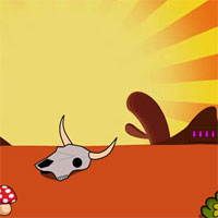 Free online html5 games - G2J Desert Cute Man Hungry Escape game 
