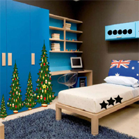 Free online html5 games - 8bGames Christmas Blue House Escape game - WowEscape 