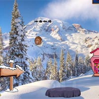 Free online html5 games - Snowy Island Escape game 