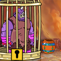 Free online html5 games - Games2Jolly The Rhinoceros Warrior Escape game - WowEscape 