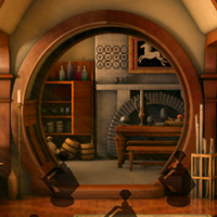 Free online html5 games - Big Hobbit House Escape game 
