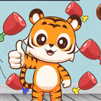 Free online html5 games - 8B Tiger Cub Door Breakout game 