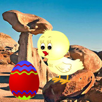 Free online html5 games - Escape From Easter Desert game 