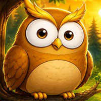 Free online html5 escape games - Goldenlight Owl Escape