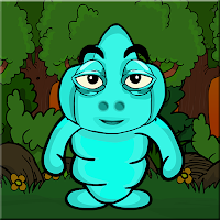 Free online html5 games - G2J Blue Jelly Man Escape game 