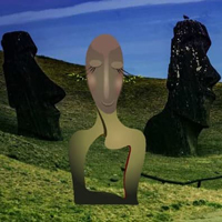 Free online html5 games - Moai Statue Island Escape HTML5 game 