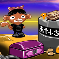 Free online html5 games - Monkey Go Happy Stage 667 game 