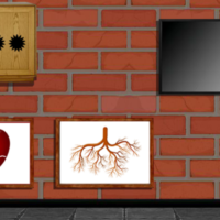 Free online html5 games - G2M New Brick House Escape game - WowEscape 