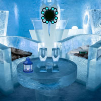 Free online html5 games - Modern Ice Hotel Escape Games2rule game 
