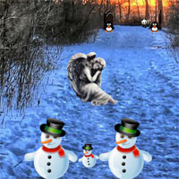 Free online html5 games - AngelEscape Winter Escape game 