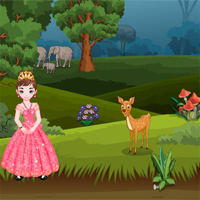 Free online html5 games - Princess Pinky Escape From Wild Forest game 