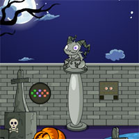 Free online html5 games - GFG Scary Graveyard Escape 3 game 