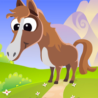 Free online html5 games - G4K Naughty Horse Escape game 