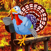 Free online html5 games - Autumn Forest Turkey Escape game 
