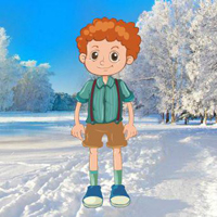 Boy Escape From Winter Season