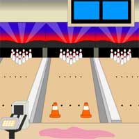 Free online html5 games - Toon Escape Bowling Alley MouseCity game 