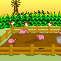 Free online html5 games - MouseCity Harvest Farm Escape game 