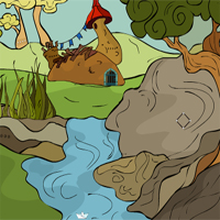Free online html5 games - GenieFunGames Toon Forest Rescue game 