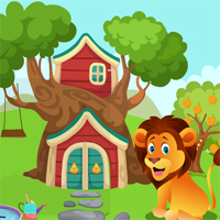 Free online html5 games - Games4King Cute Lion Rescue game 