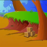 Free online html5 games - Forest Treasure Box Escape game 