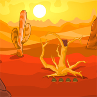 Free online html5 games - Mirchi Games  Desert Island Escape game 