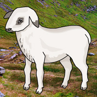 Free online html5 games - Big Mountain Lamb Escape game 