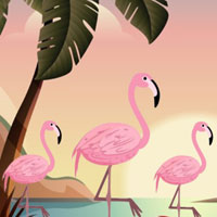 Free online html5 games - G2M Flamingo Rescue game 