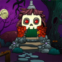 Free online html5 games - Games4Escape Scary Halloween Zombie Rescue game 