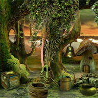 Free online html5 games - FEG Trapped Forest Boy Escape game 