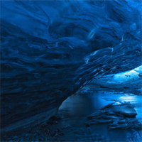 Free online html5 games - Frozen Ice Cave Escape game 