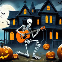 Free online html5 games - G2R Halloween Skeleton Colony Escape game 
